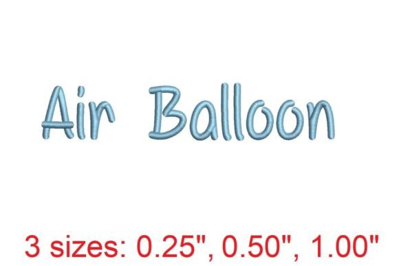 Air Balloon Embroidery Font: A Designer’s Review for Boutique Sweatshirt Branding