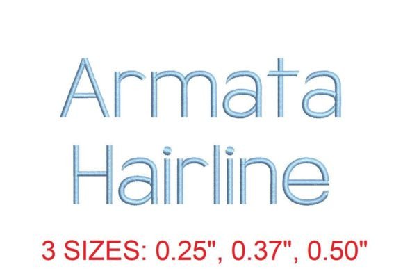Armata Hairline Embroidery Font: A Designer’s Review for Boutique Apparel
