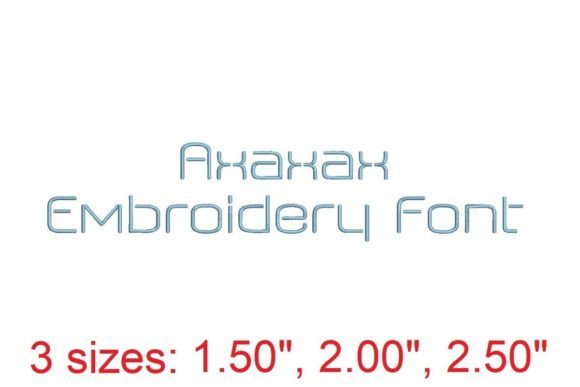 Axaxax Embroidery Font – A Smart Addition for Etsy Sellers and Craft Entrepreneurs