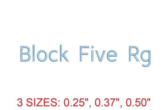 Block Five Rg Embroidery Font: A Designer’s Honest Review