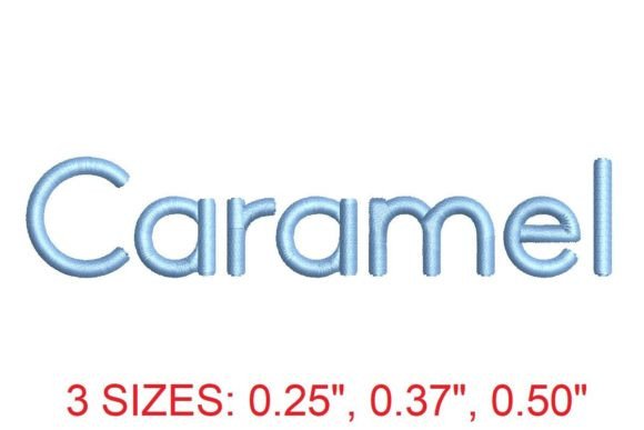 Caramel Embroidery Font: A Designer’s Review for Boutique Apparel & Sweatshirt Projects