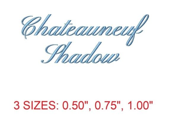 Chateauneuf Shadow Embroidery Font: A Designer’s Review for Personalized Gifts