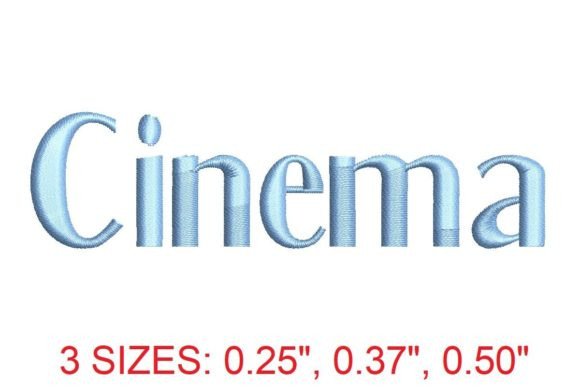 Cinema Embroidery Font: A Designer’s Review for Small Business Branding