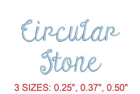 Circular Stone Embroidery Font: A Seller’s Review for Etsy & Small Shop Success