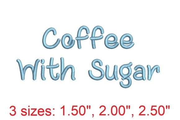 Coffee with Sugar Embroidery Font: A Seasonal Designer’s Review