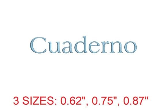 Cuaderno Embroidery Font: Elegance Meets Real-World Use