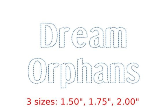 Dream Orphans Bean Stitch Outline Font: A Seasonal Embroidery Review