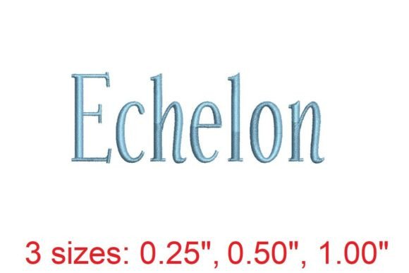 Echelon Embroidery Font: A Designer’s Real-World Review