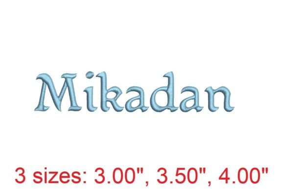 h1>Mikadan Embroidery Font: A Designer s Review for Personalized Gifts