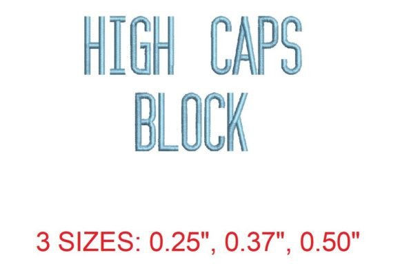 High Caps Block Embroidery Font: A Designer’s Review for Small Business Branding