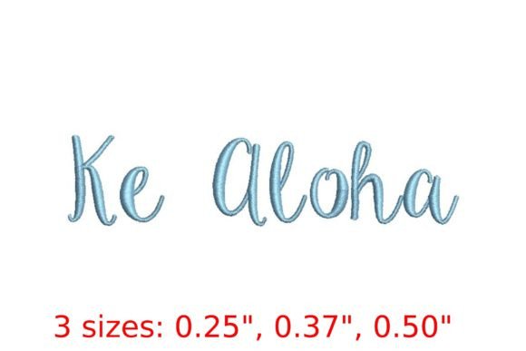 Ke Aloha Embroidery Font: A Designer’s Review for Boutique Sweatshirt Branding