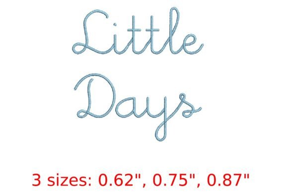 Little Days Embroidery Font: A Designer’s Review for Personalized Gifts