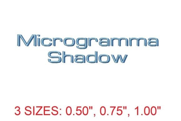 Microgramma Shadow Embroidery Font: A Designer’s Review for Small Business Branding