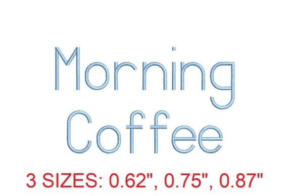 Morning Coffee Embroidery Font: A Designer’s Review for Gift Makers