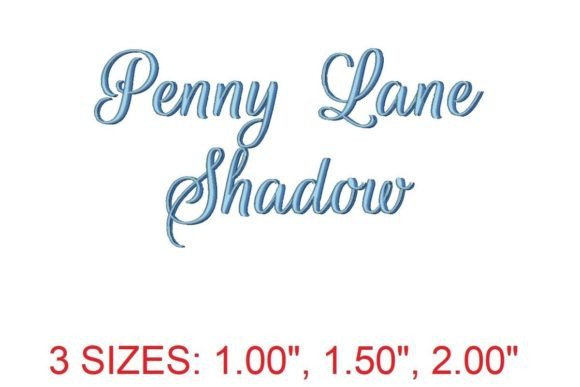 Penny Lane Shadow Embroidery Font: A Designer’s Review