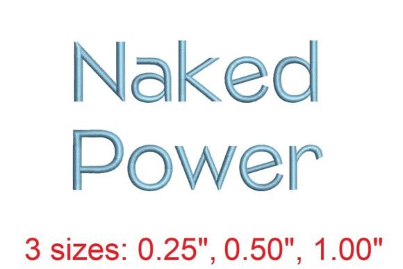 Reviewing Naked Power LT Embroidery Font for Seasonal & Holiday Projects