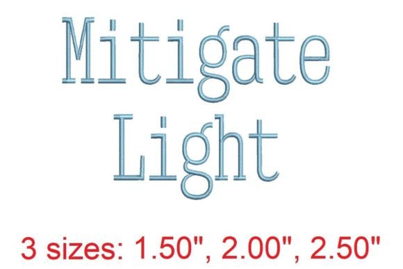 Why the Mitigate LT Embroidery Font Could Be Your Next Best Seller